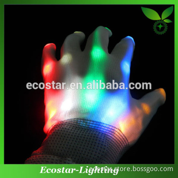 Festival cheap led gloves LED Flash Luminous glove Fluorescence glove for Christmas